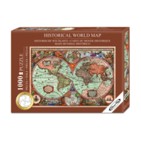 Historische Weltkarte-Puzzle mit 1000 Teilen