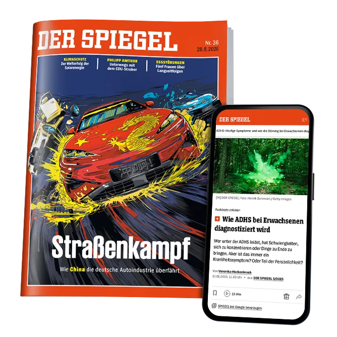 DER SPIEGEL aktuelle Ausgabe Heft und Smartphone