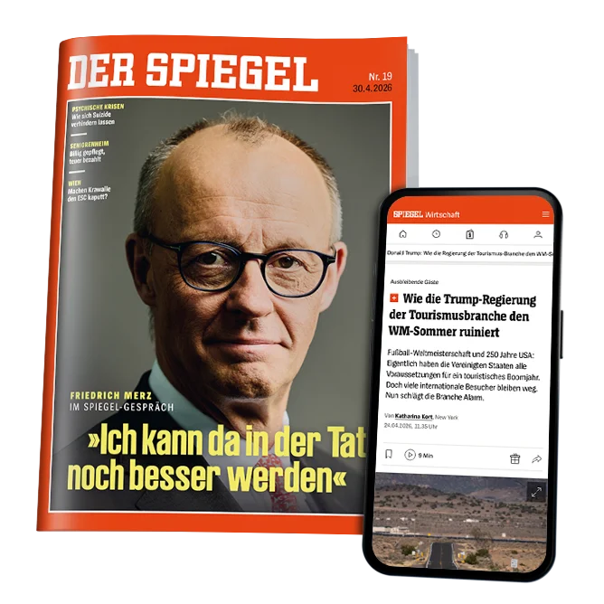DER SPIEGEL aktuelle Ausgabe Heft und Smartphone