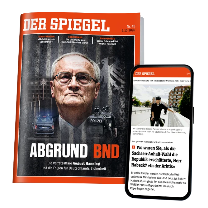 DER SPIEGEL aktuelle Ausgabe Heft und Smartphone