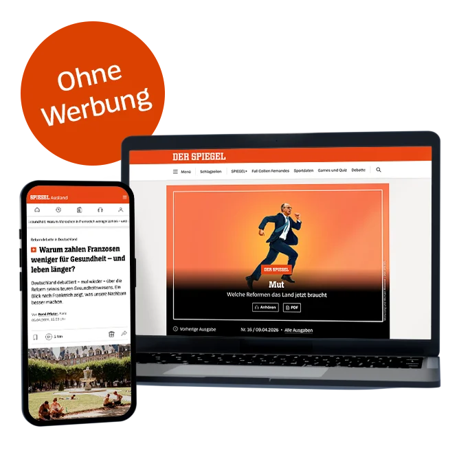 Alle Inhalte auf SPIEGEL.de werbefrei lesen