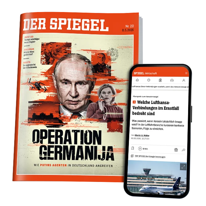 DER SPIEGEL aktuelle Ausgabe Heft und Smartphone