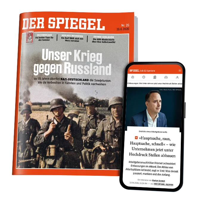 DER SPIEGEL aktuelle Ausgabe Heft und Smartphone