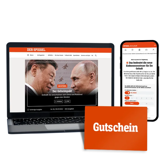 Alle Vorteile von SPIEGEL+ als Geschenkgutschein verschenken