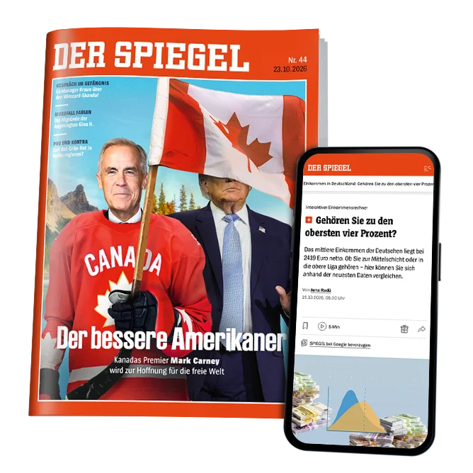 DER SPIEGEL aktuelle Ausgabe Heft und Smartphone