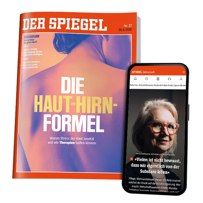 DER SPIEGEL aktuelle Ausgabe Heft und Smartphone