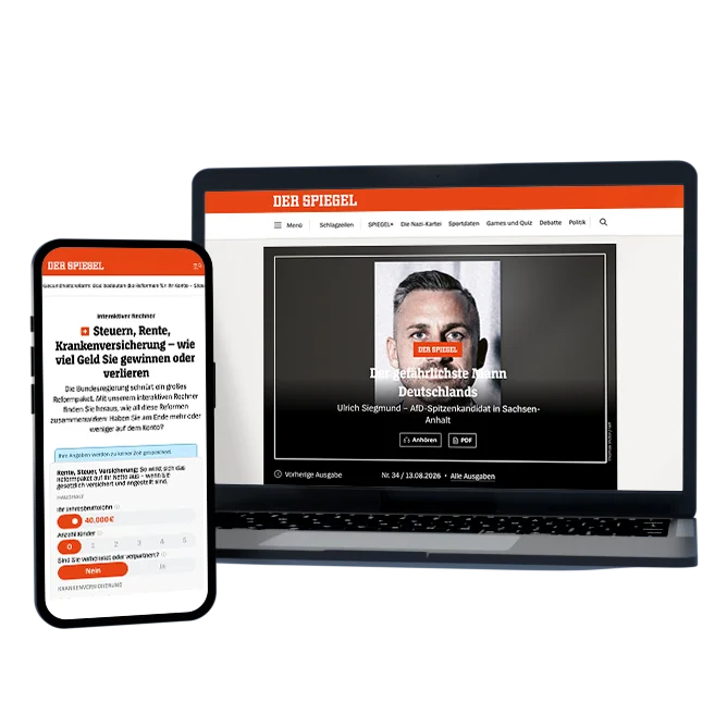 DER SPIEGEL aktuelle Ausgabe digital Tablet und Smartphone