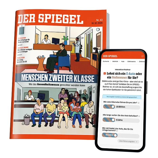 DER SPIEGEL aktuelle Ausgabe Heft und Smartphone