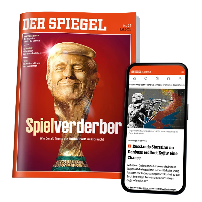 DER SPIEGEL aktuelle Ausgabe Heft und Smartphone