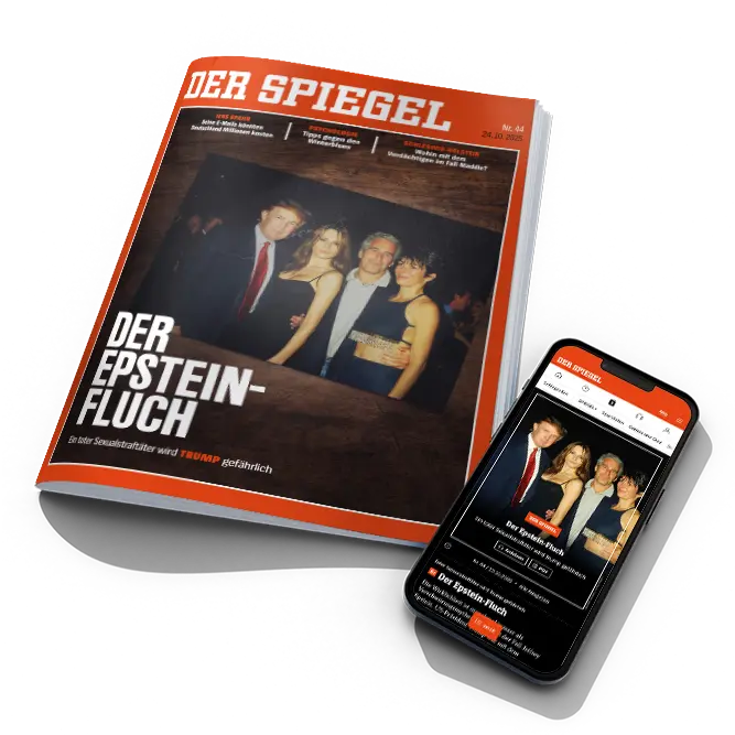 SPIEGEL+ und Print-Heft DER SPIEGEL aktuelle Ausgabe Heft und Smartphone