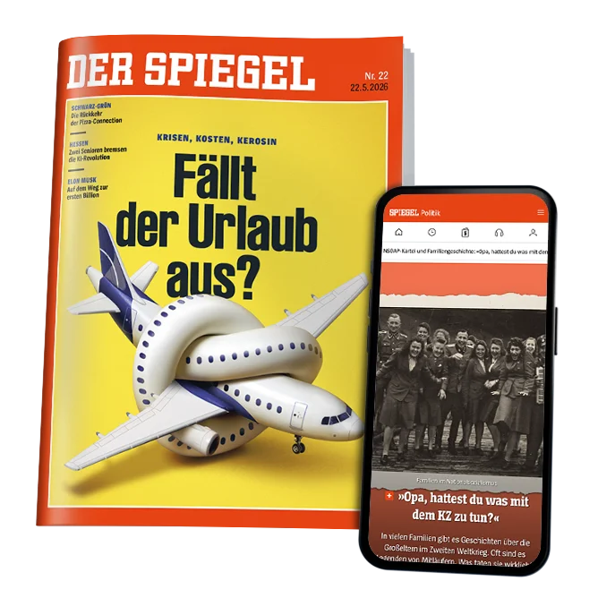 DER SPIEGEL aktuelle Ausgabe Heft und Smartphone