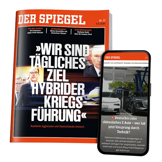 DER SPIEGEL aktuelle Ausgabe Heft und Smartphone
