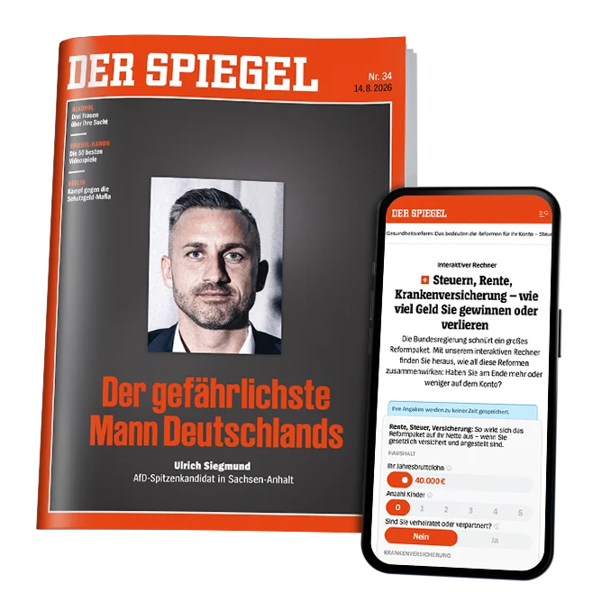 DER SPIEGEL aktuelle Ausgabe Heft und Smartphone