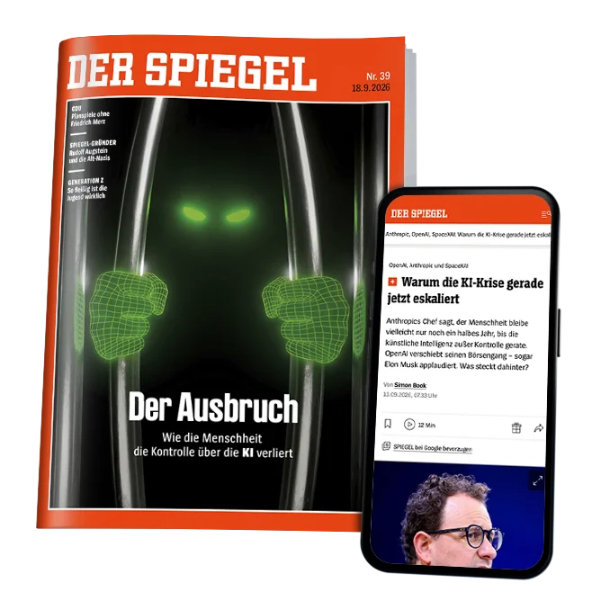 DER SPIEGEL aktuelle Ausgabe Heft und Smartphone