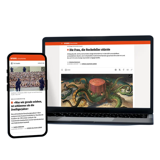 Zugang zum Digital-Archiv mit SPIEGEL Geschichte Digital