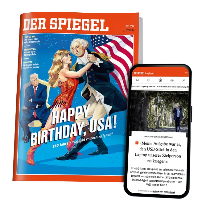 DER SPIEGEL aktuelle Ausgabe Heft und Smartphone