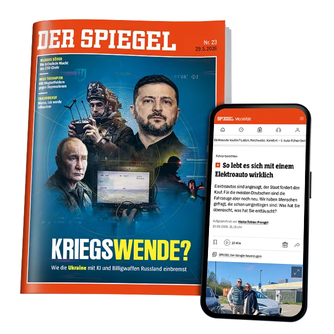 DER SPIEGEL aktuelle Ausgabe Heft und Smartphone