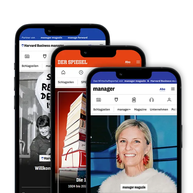 Das gemeinsame Digitalangebot von manager magazin, Harvard Business manager und DER SPIEGEL. 