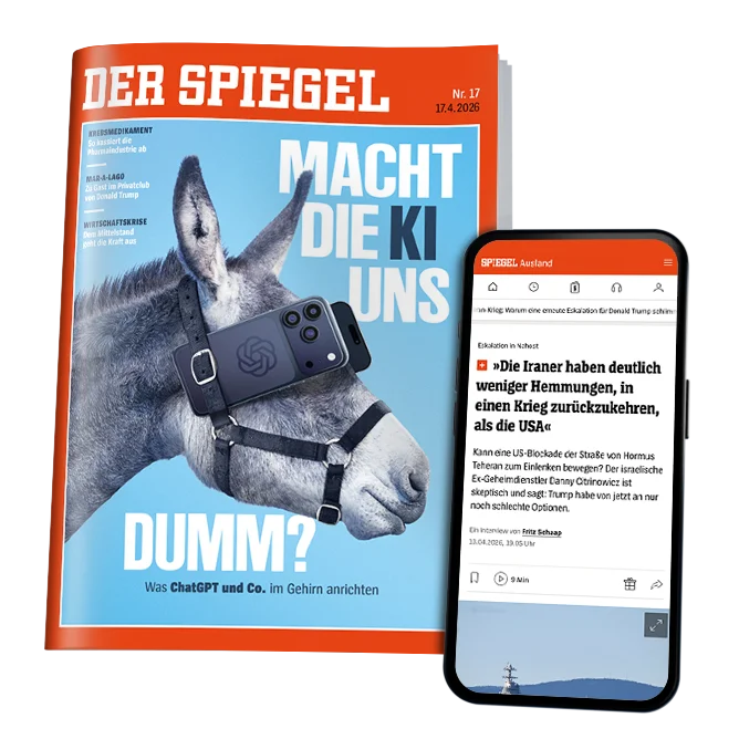 DER SPIEGEL aktuelle Ausgabe Heft und Smartphone