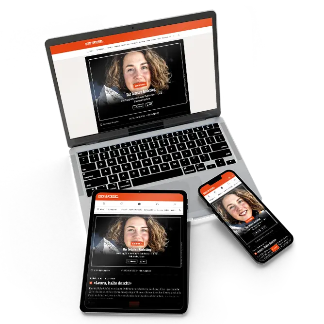 SPIEGEL+ 3 Devices SPIEGEL+ auf verschiedenen Geräten lesen