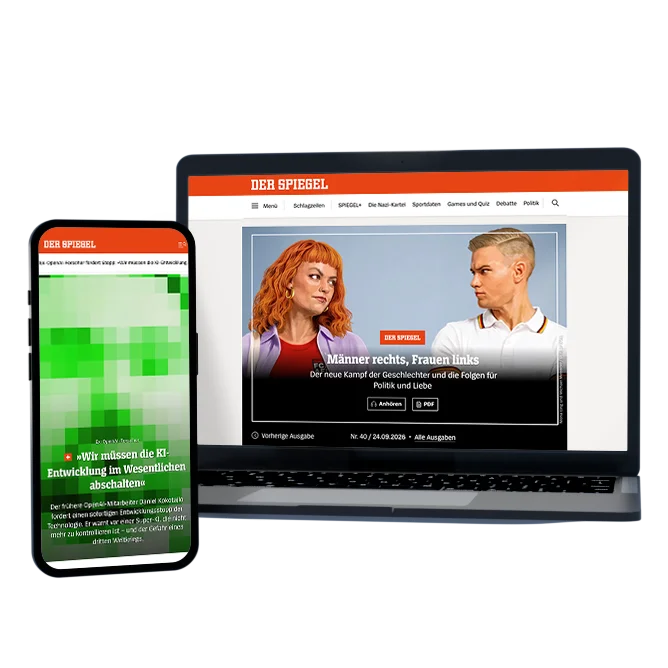 DER SPIEGEL aktuelle Ausgabe digital Tablet und Smartphone