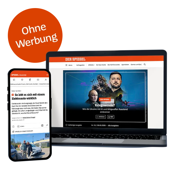 Alle Inhalte auf SPIEGEL.de werbefrei lesen