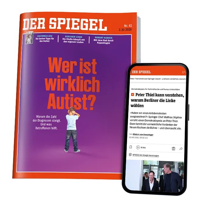 DER SPIEGEL aktuelle Ausgabe Heft und Smartphone