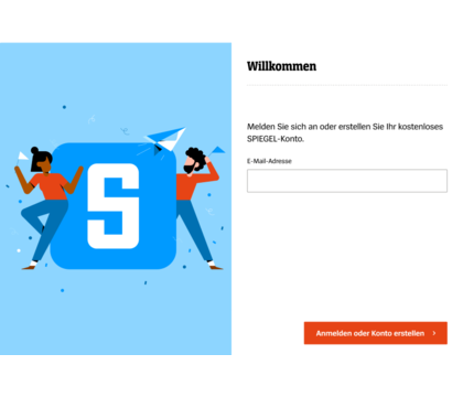 SPIEGEL-Konto SPIEGEL-Gruppenkonto Anmeldung
