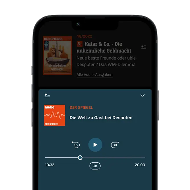 Lassen Sie sich SPIEGEL-Artikel vorlesen und hören Sie als erste exklusive Podcasts. 