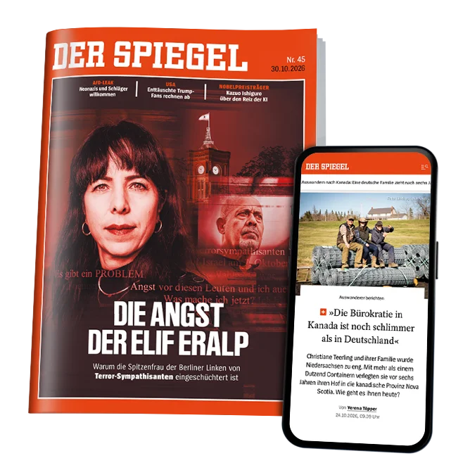 DER SPIEGEL aktuelle Ausgabe Heft und Smartphone